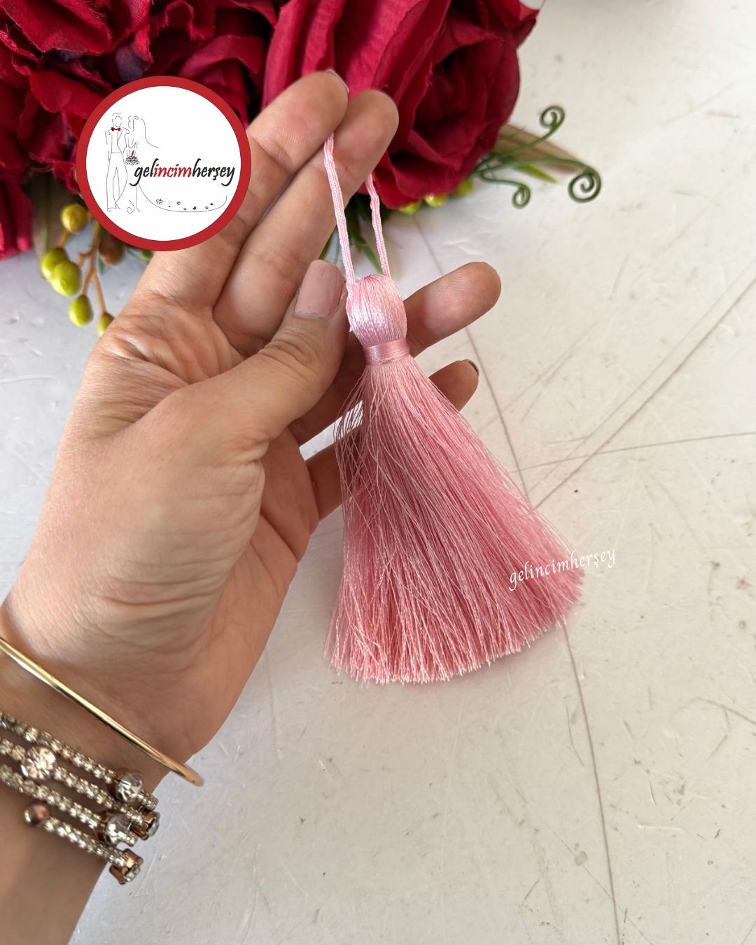 GelincimherşeyBüyükPüskül12cmPembe1