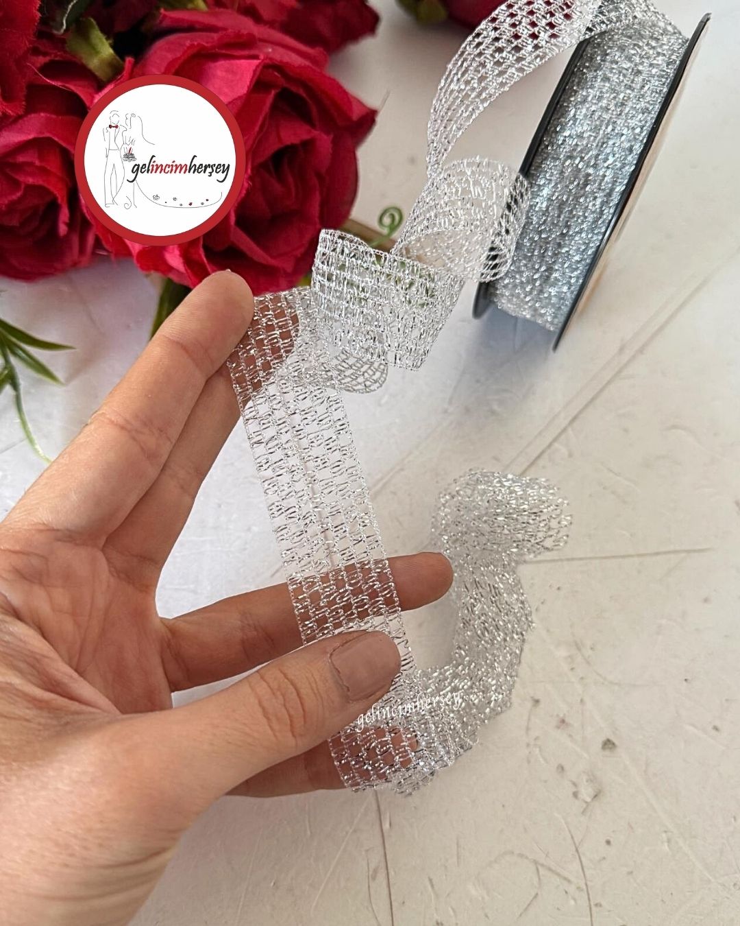 GelincimherşeyFileSimtelaKurdele2.5cm4mtGümüş