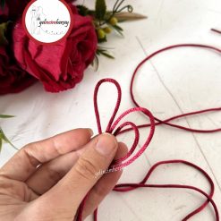 Gelincimherşey Floş İp 2 mm 5 mt - BORDO