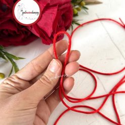 Gelincimherşey Floş İp 2 mm 5 mt - KIRMIZI