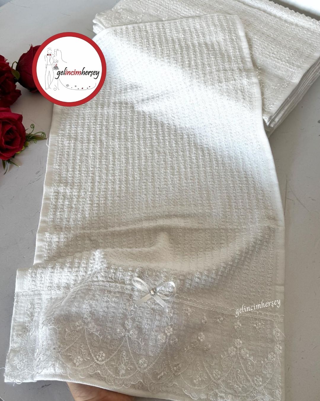 GelincimherşeyGüpürlü1.KaliteDüğünHavlusu1