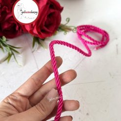 Gelincimherşey Halat Kordon İp 0.5 cm 2 mt   - FUŞYA