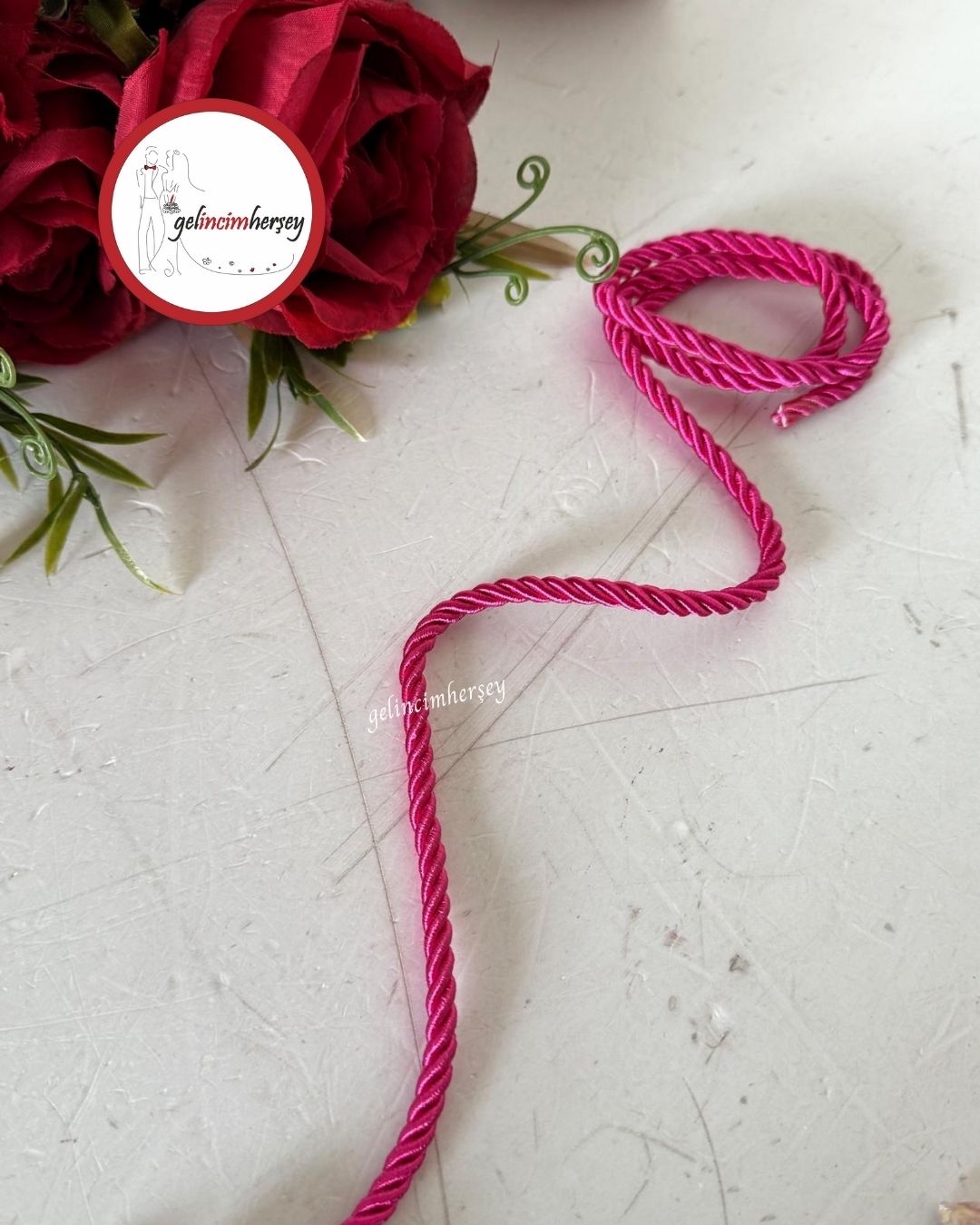 GelincimherşeyHalatKordonİpFuşya2