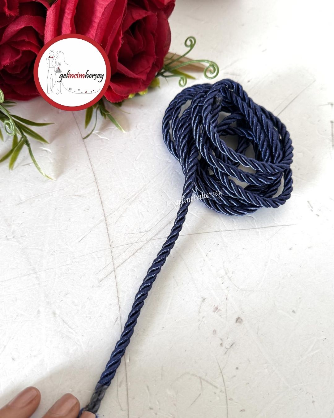 GelincimherşeyHalatKordonİpİndigo
