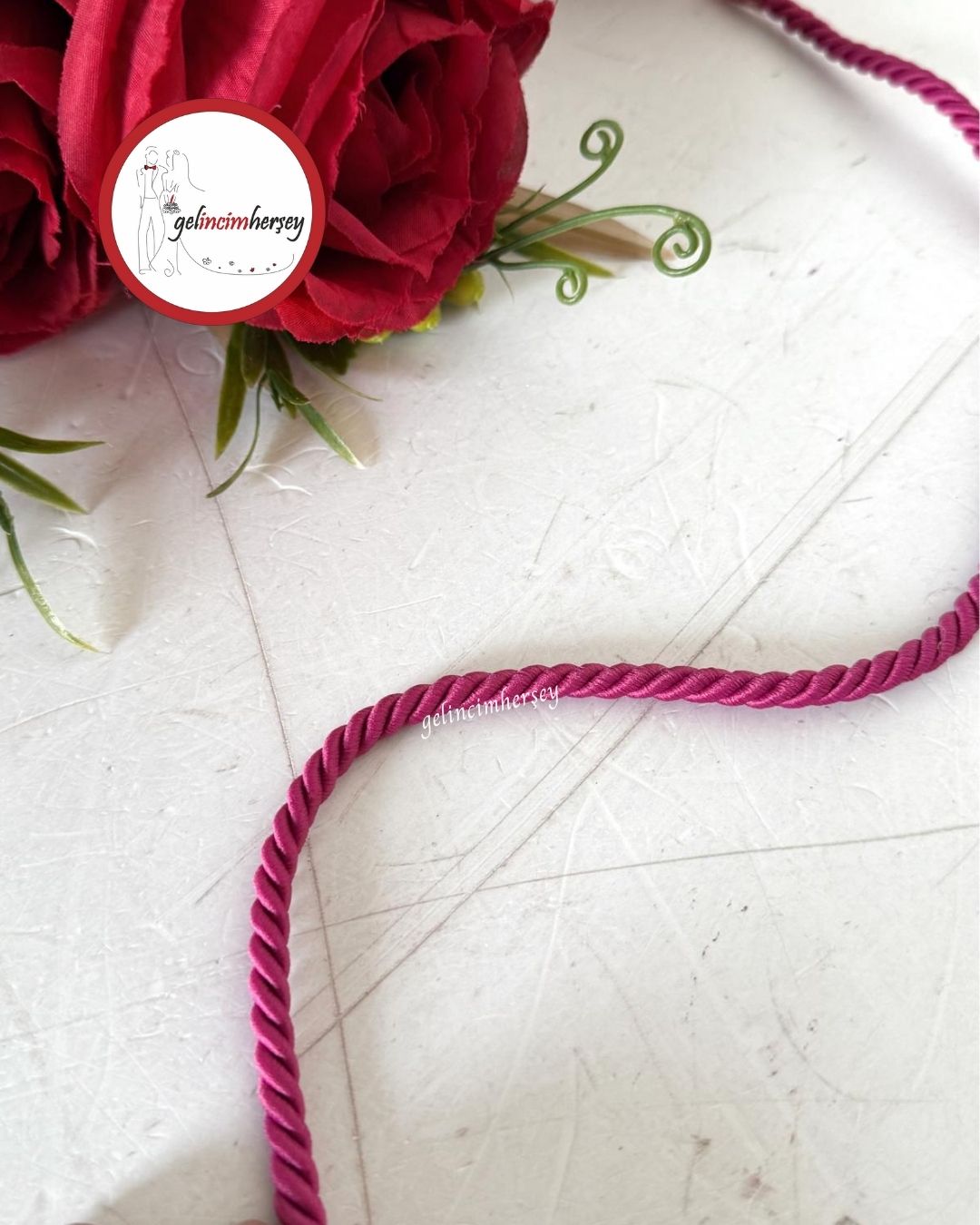 GelincimherşeyHalatKordonİpKoyuPembe1