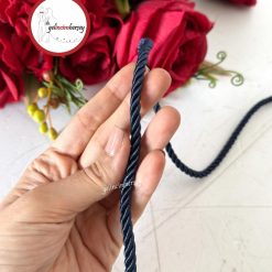 Gelincimherşey Halat Kordon İp 0.5 cm 2 mt   - LACİVERT