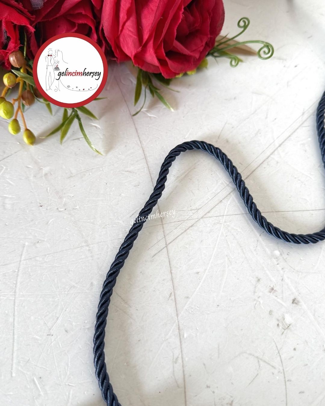 GelincimherşeyHalatKordonİpLacivert1
