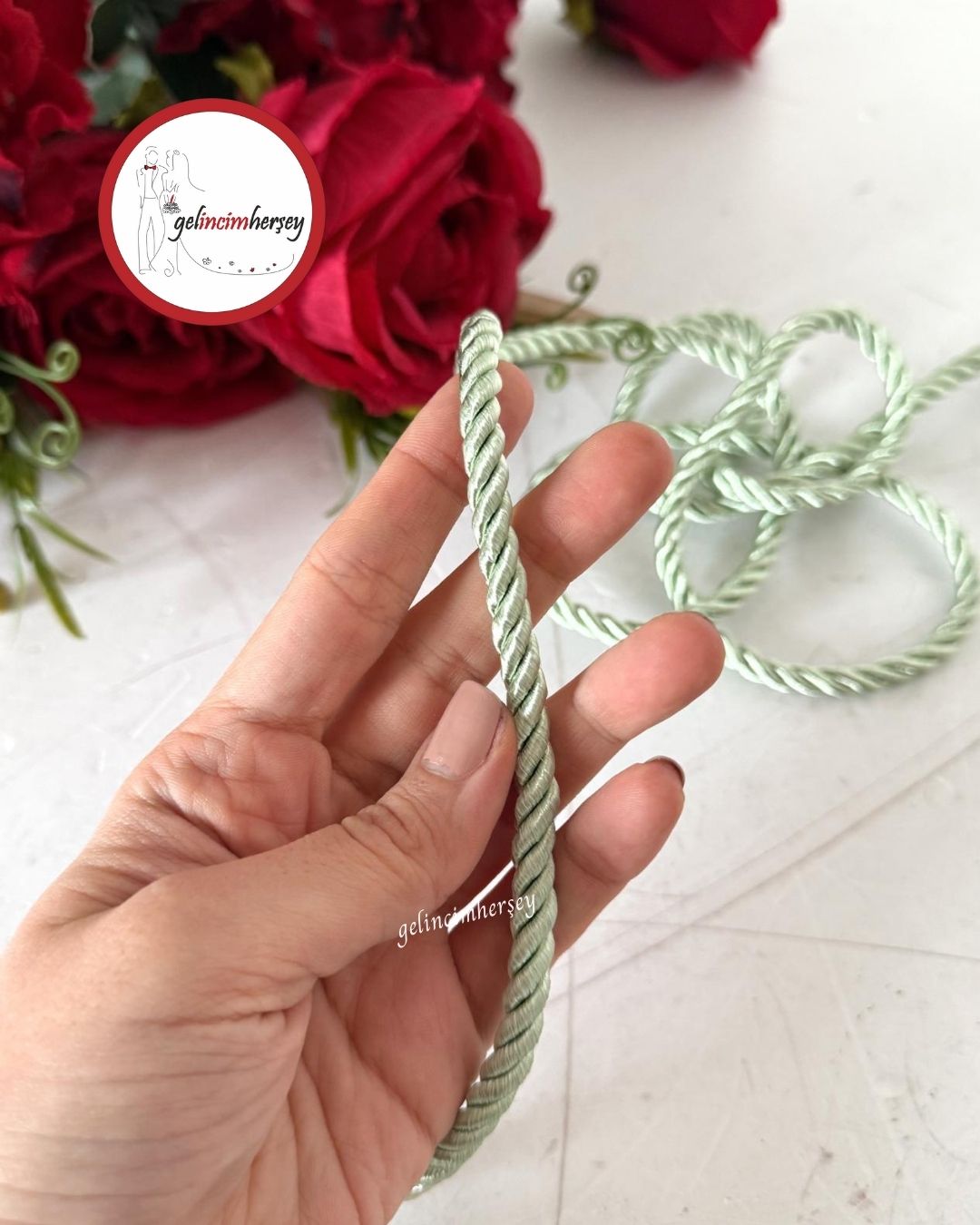 GelincimherşeyHalatKordonİpMintYeşili2