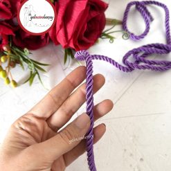 Gelincimherşey Halat Kordon İp 0.5 cm 2 mt   - MOR