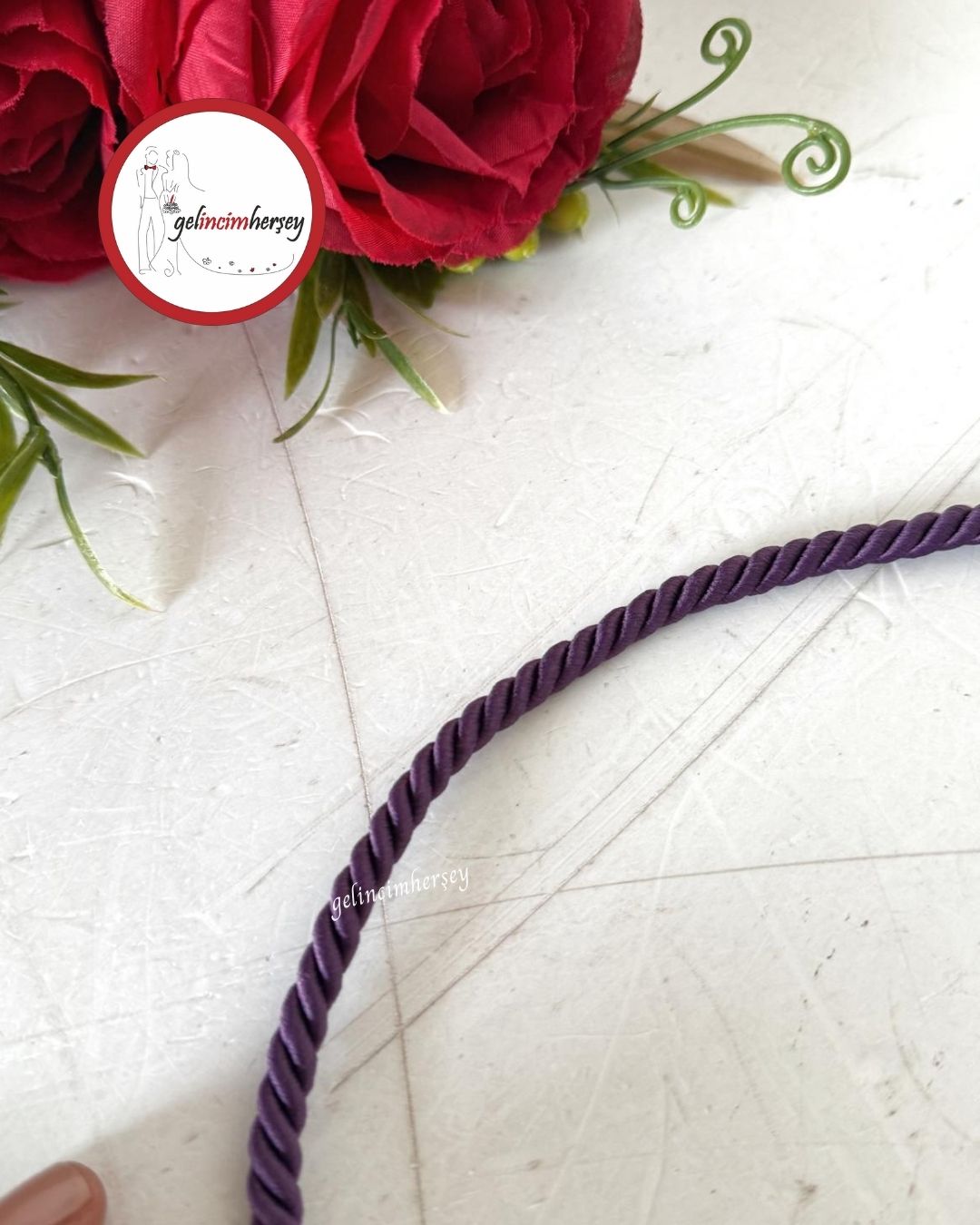 GelincimherşeyHalatKordonİpPatlıcanMoru