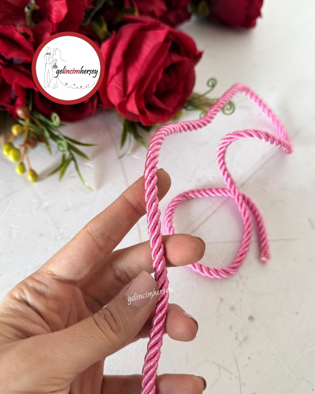 GelincimherşeyHalatKordonİpPembe1