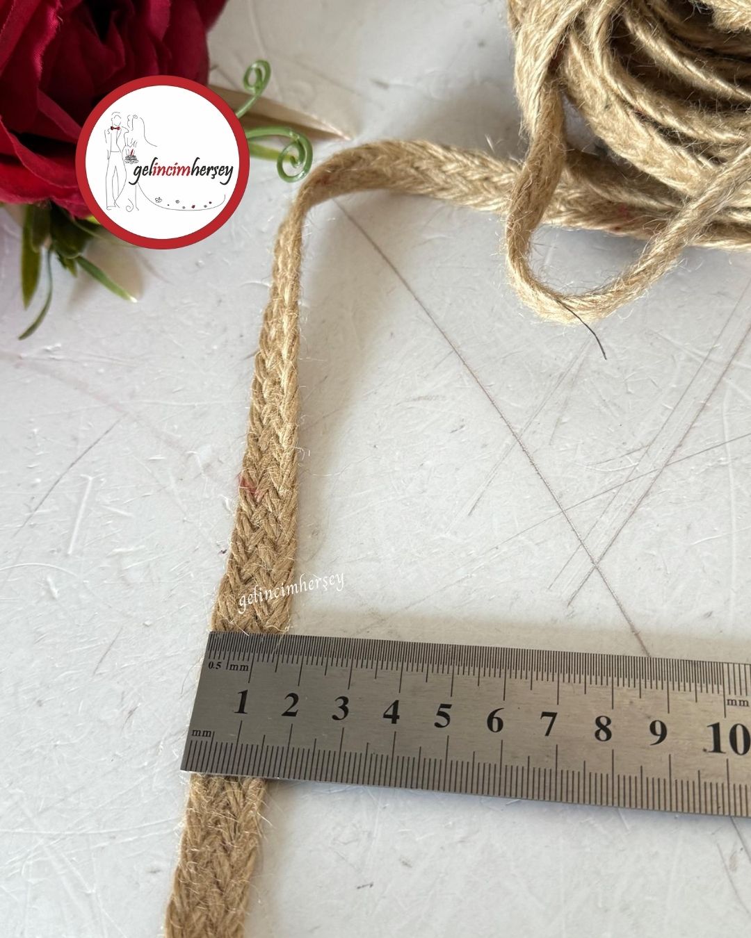 GelincimherşeyÖrmeJütHasırŞerit5mt3