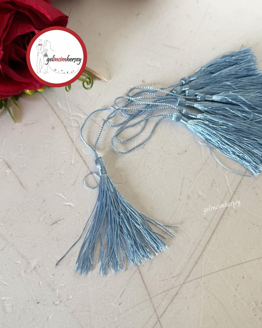 GelincimherşeyPüskül7cmBebeMavi