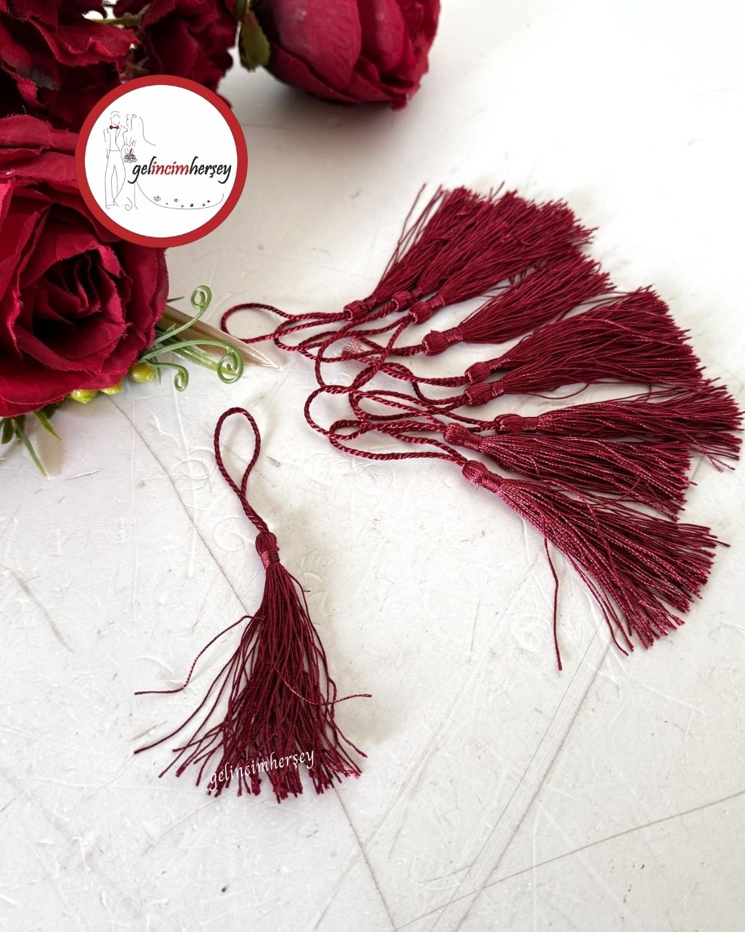 GelincimherşeyPüskül7cmBordo