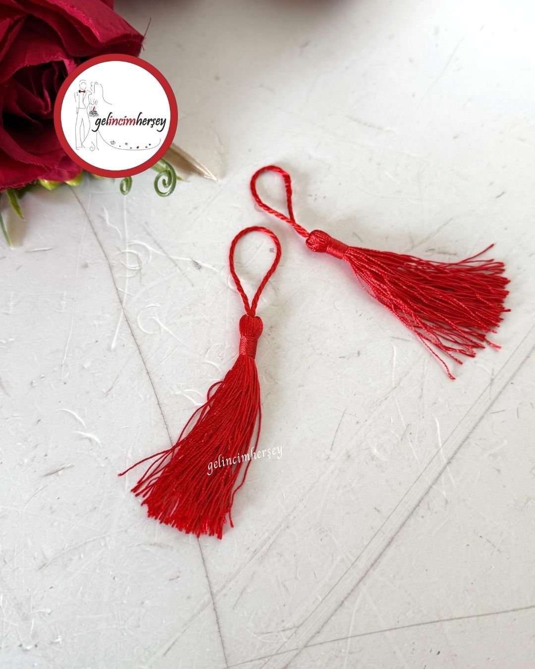 GelincimherşeyPüskül7cmKırmızı