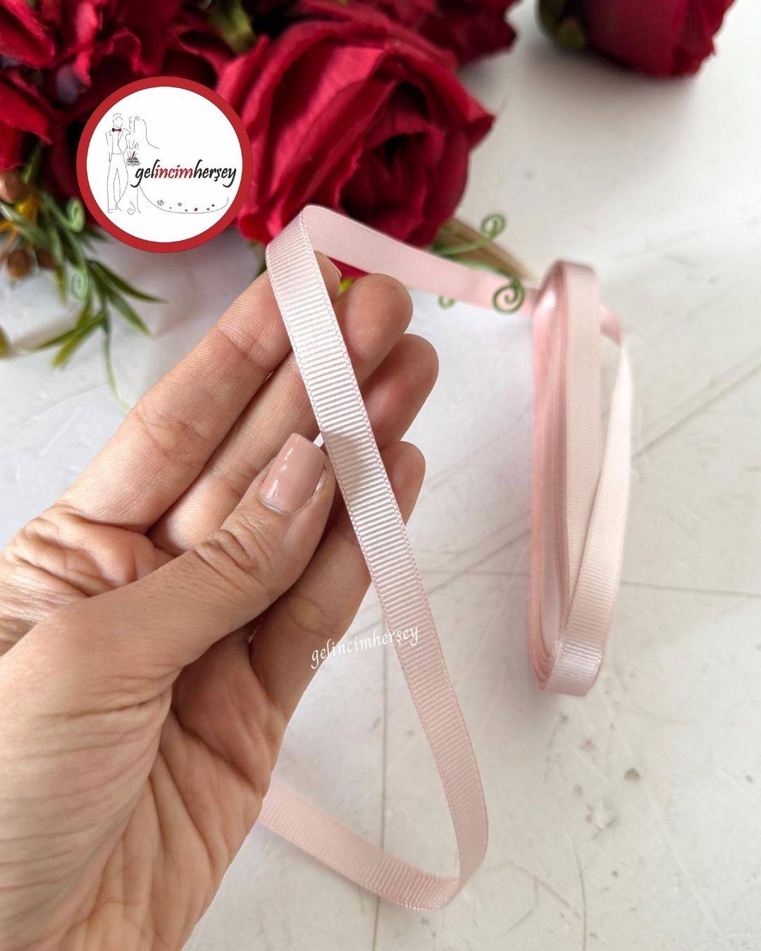 GelincimherşeySatenGrogren1cmPudra