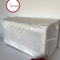 Gelincimherşey Saten Kapitone Kumaş Dantelli Hurç - BÜYÜK