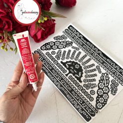 Gelincimherşey Tüp Hint Kınası Sticker Hediyeli - KIRMIZI