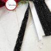 GelincimherşeyÜtüİleYapışanTaşlıŞerit1.5cm3mtSiyah1