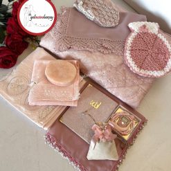 Gelincimherşey 12 Parça Pudra Hediyelik Bohça Çeyiz Seti