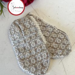 Gelincimherşey Çeyizlik Hediyelik Simli Örgü İpli Patik