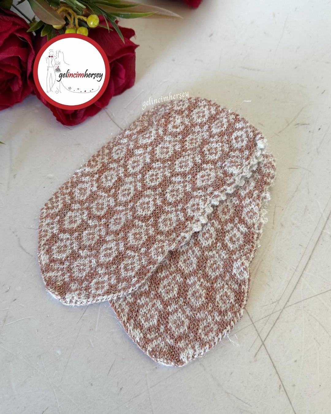 GelincimherşeyÇeyizlikHediyelikSimliÖrgüİpliPatikPudra
