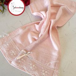 Gelincimherşey Tül Güpürlü Mutfak Havlusu - PUDRA