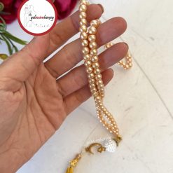 Gelincimherşey Püsküllü İnci Tesbih - BEJ