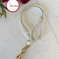 Gelincimherşey Püsküllü İnci Tesbih - EKRU