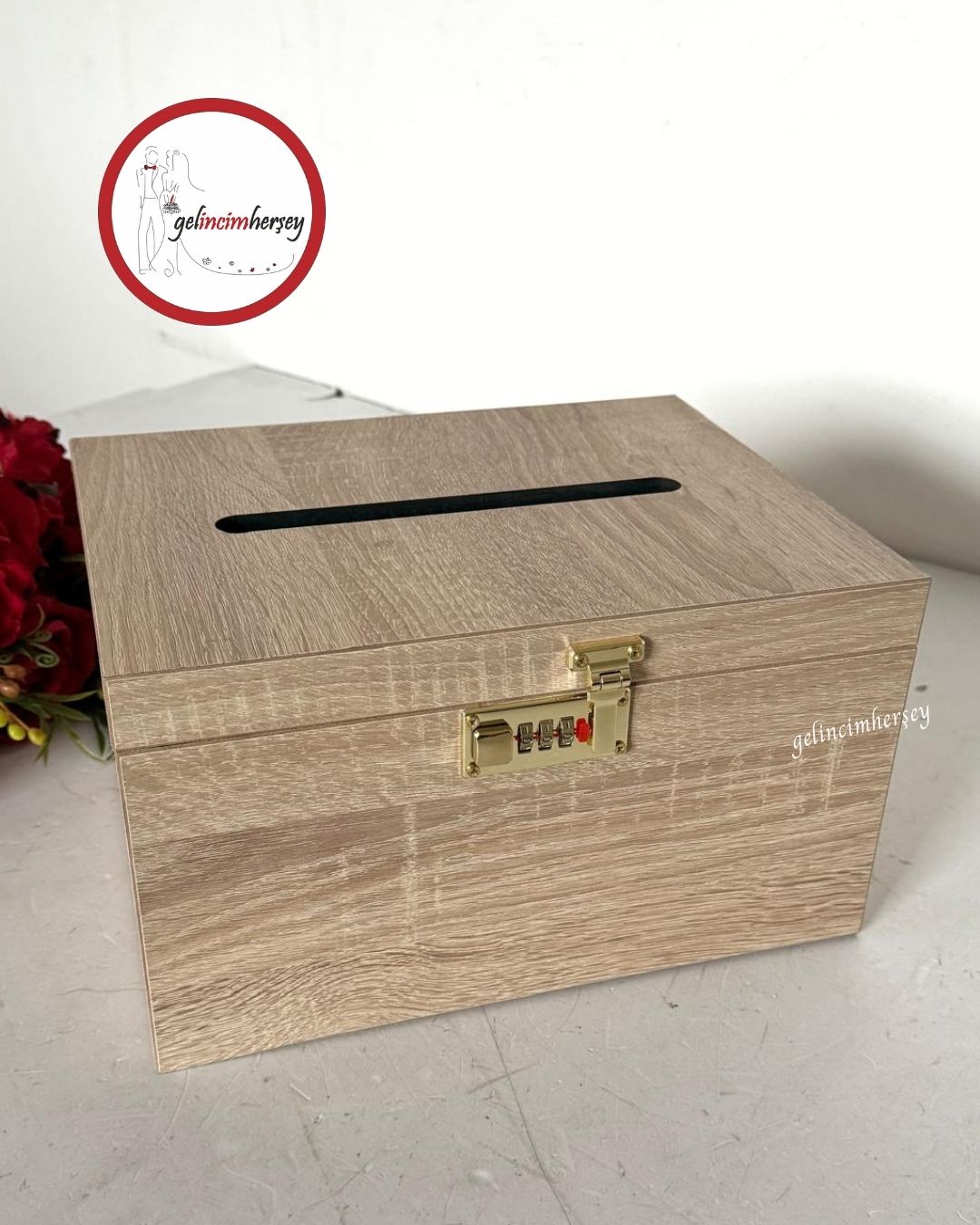 Gelincimherşey Ahşap Kilitli Takı Sandığı