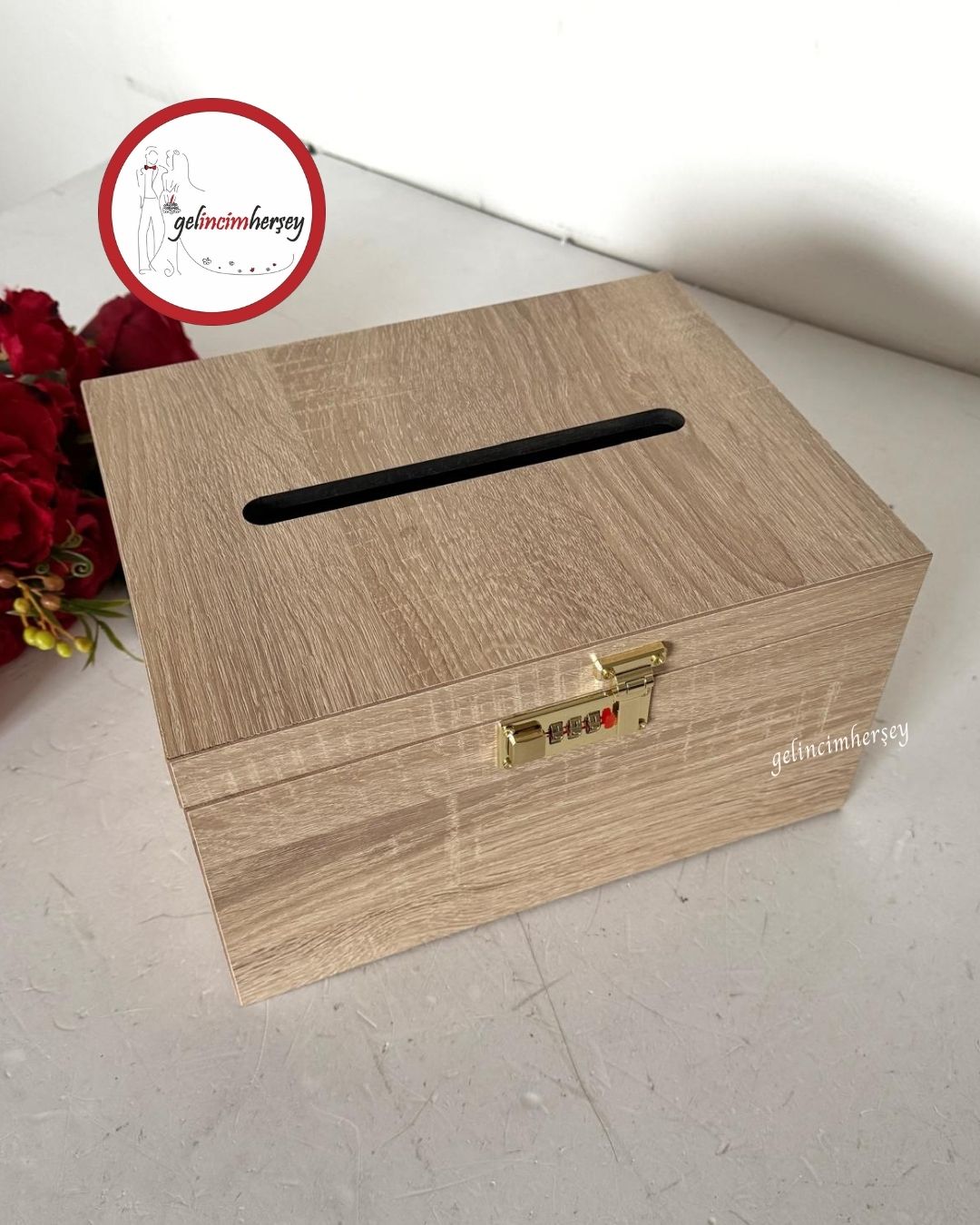 Gelincimherşey Ahşap Kilitli Takı Sandığı