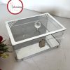 GelincimherşeyGümüşKristalBaşlıklıŞeffafMakyajSandığı1 Gelincimherşey Gümüş Kristal Başlıklı Şeffaf Makyaj Sandığı