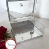GelincimherşeyGümüşKristalBaşlıklıŞeffafMakyajSandığı2 Gelincimherşey Gümüş Kristal Başlıklı Şeffaf Makyaj Sandığı