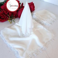 Gelincimhersey Kristal Boncuklu Şifon Halay Mendili 10lu