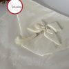 Gelincimherşey Saten Fiyonklu Zarf Bohça Krem