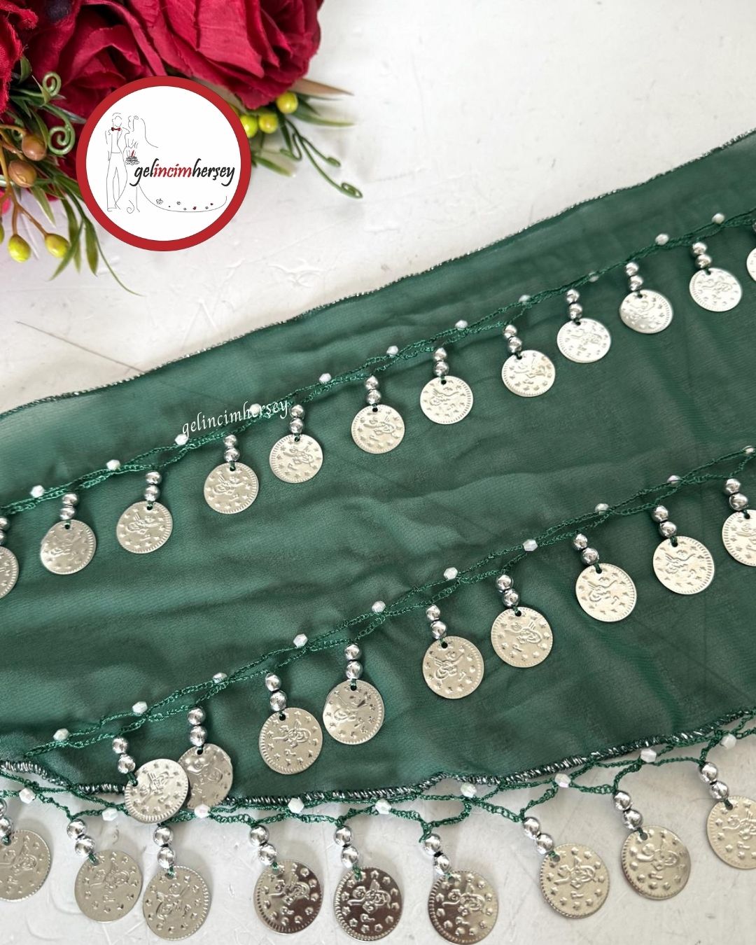 Gelincimherşey Shakira Kemeri Zümrüt Yeşil