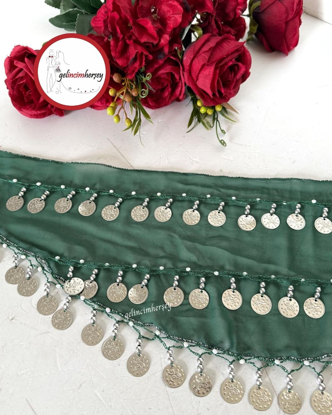 Gelincimherşey Shakira Kemeri Zümrüt Yeşil