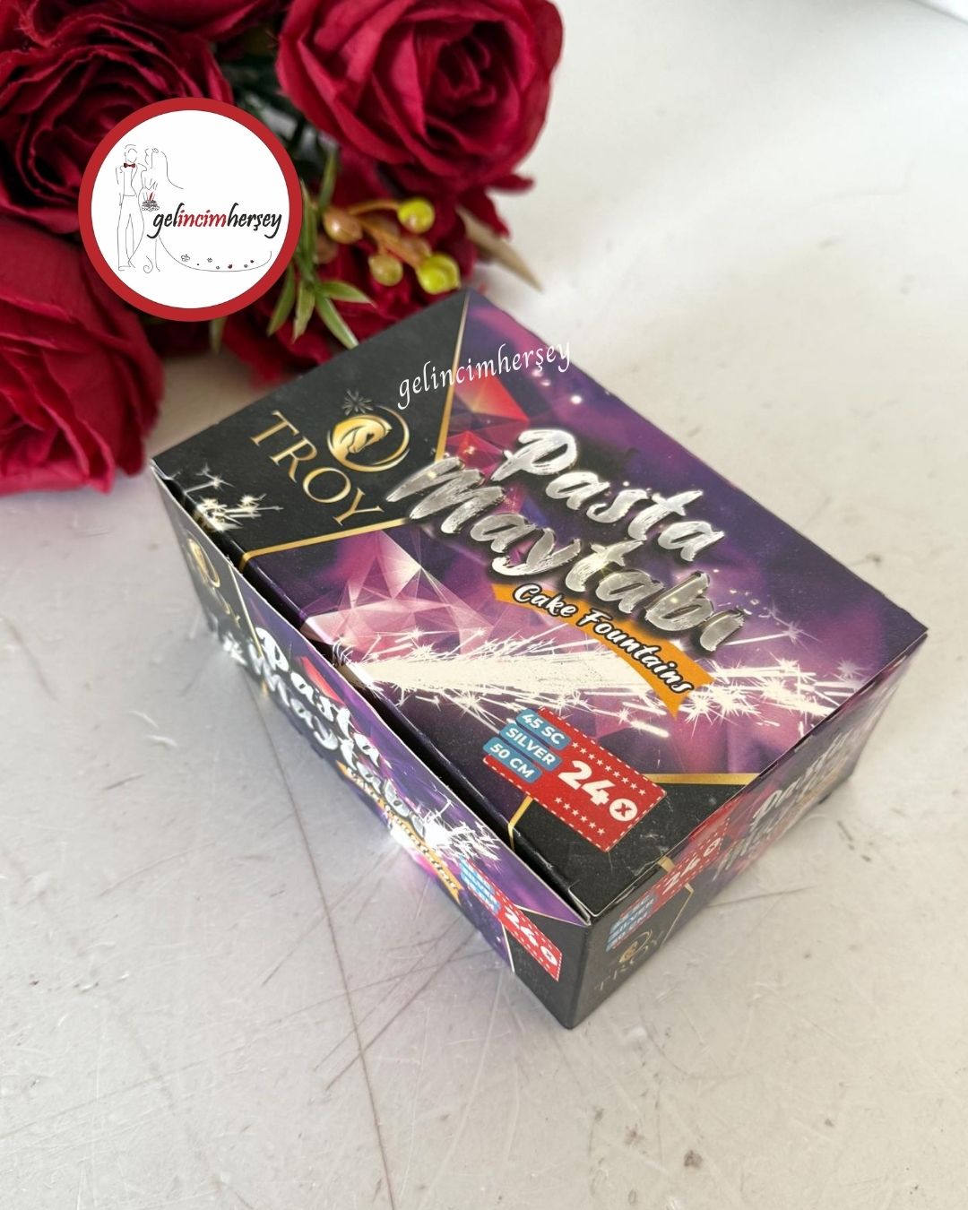 Gelincimherşey24'lüYıldızYağmuruPastaVolkanı1