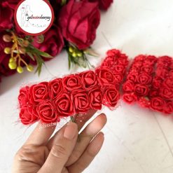 Gelincimherşey 60’lı Tüllü Lateks Çiçek - KIRMIZI