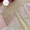 GelincimherşeyÇıtırÇiçekliPudraPembeDantelTülGüpür8cm4metre2