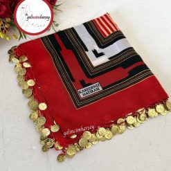 Gelincimherşey Karadeniz Yöresel El İşi Yazma Tülbent Otantik Desen Başörtüsü Modeli