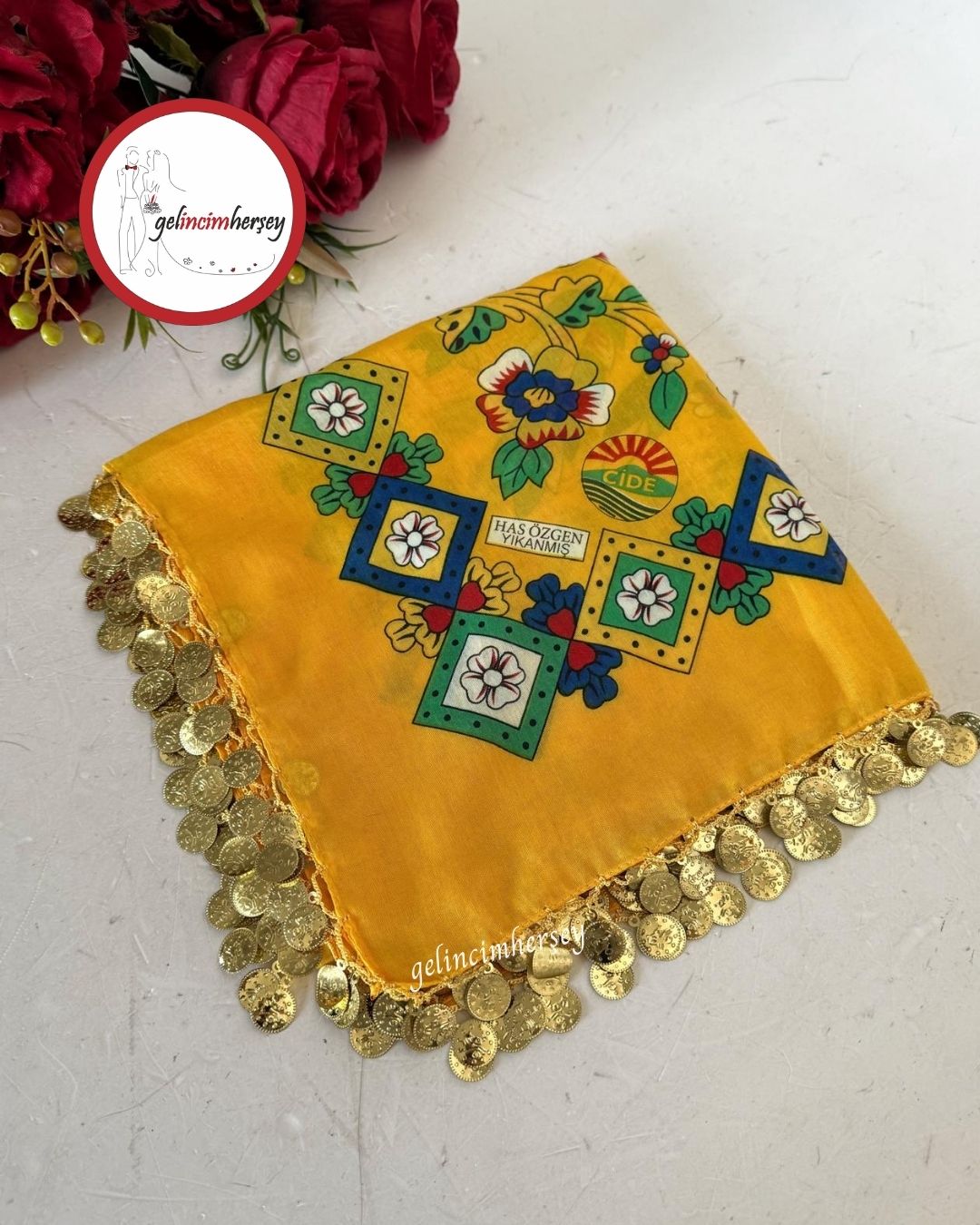 GelincimherşeyKastamonuCideYöreselElİşiYazmaTülbentOtantikDesenBaşörtüsüModeli