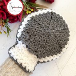 Gelincimherşey Kese Şeklinde El Örgüsü Lif - ANTRASİT GRİ