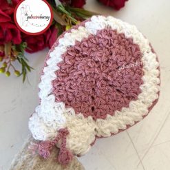 Gelincimherşey Kese Şeklinde El Örgüsü Lif - KOYU PEMBE