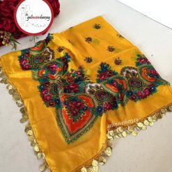 Gelincimherşey Mardin Yöresel El İşi Yazma Tülbent - SARI