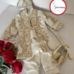 Gelincimherşey Osmanlı Şehzade Model 4 Yaş Altın Detaylı Sünnet Kıyafeti Tam Set