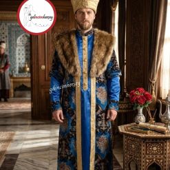 Gelincimherşey Saks Mavi Profesyonel Osmanlı Dönemi Padişah Kostümü