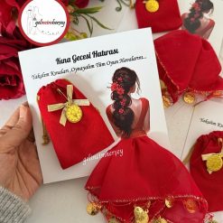 Gelincimherşey 10’lu Keseli Kına ve Halay Mendil Kına Hatırası