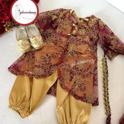 Gelincimherşey Kız Çocuk Tel Kırma içi Saten Bindallı Kostüm Seti