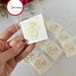 Gelincimherşey 10'lu Tek Taş Bride Team Sticker Dövme Çıkartma
